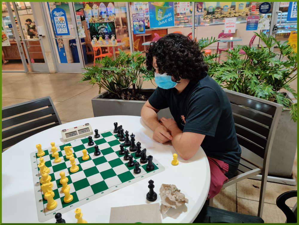 February 8th, 2022. Ka Makana Alii chess meetup.