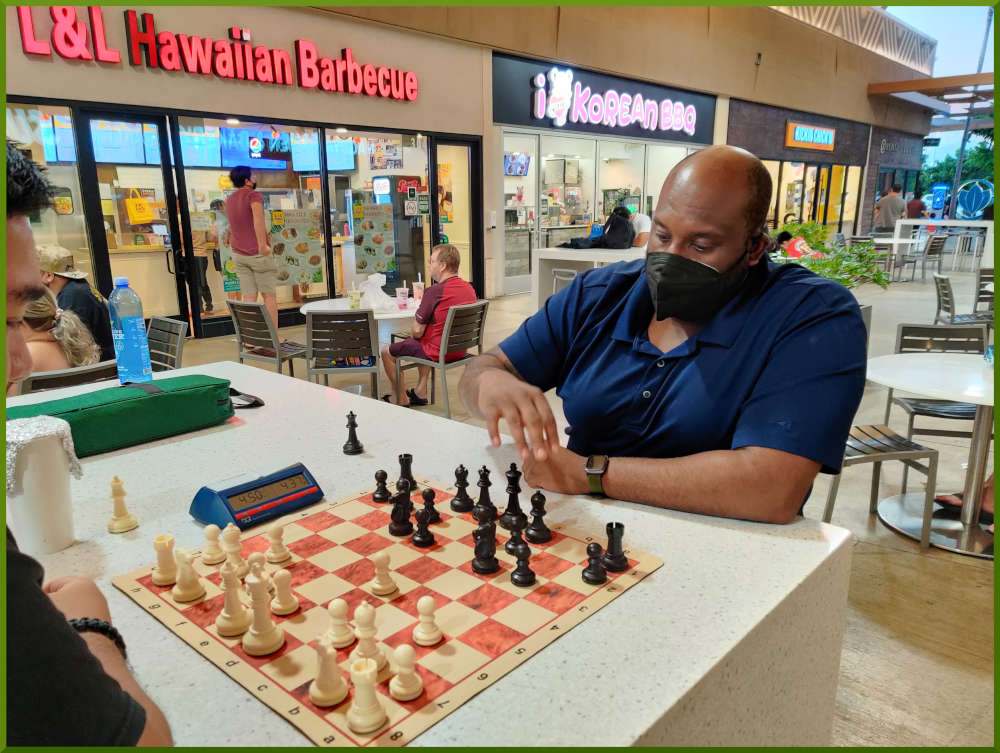 February 15th, 2022. Ka Makana Alii chess meetup.