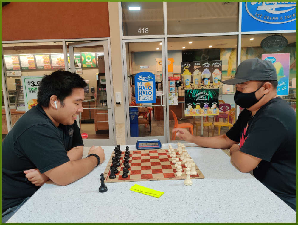 February 15th, 2022. Ka Makana Alii chess meetup.