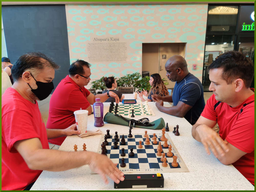 February 22nd, 2022. Ka Makana Alii chess meetup.