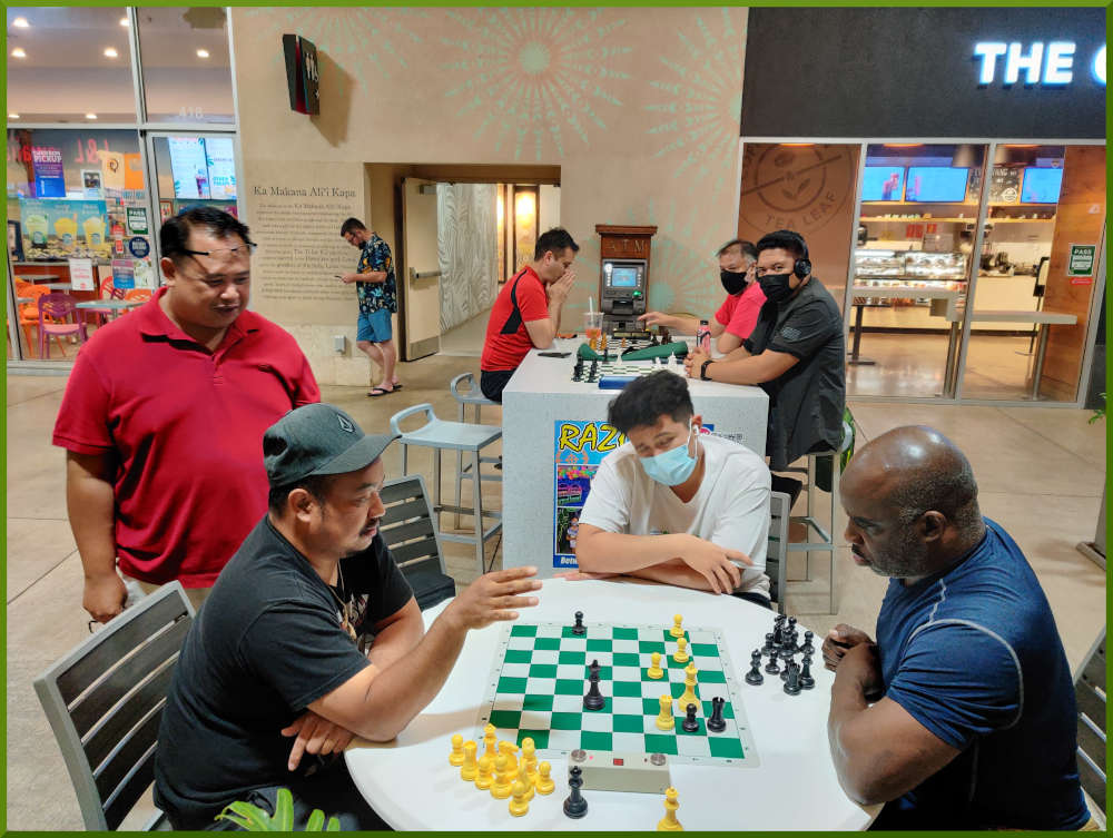 February 22nd, 2022. Ka Makana Alii chess meetup.