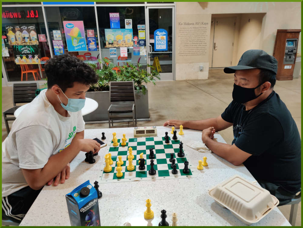 March 1st, 2022. Ka Makana Alii chess meetup.