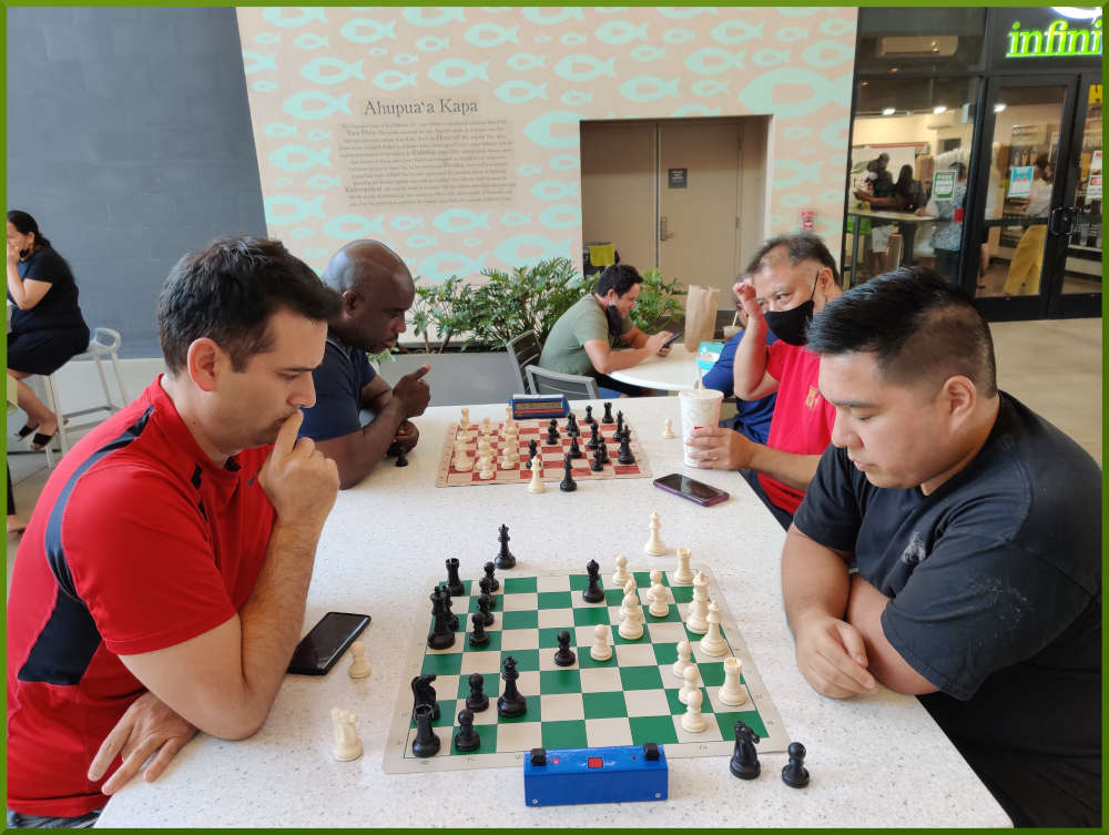 March 8th, 2022. Ka Makana Alii chess meetup.