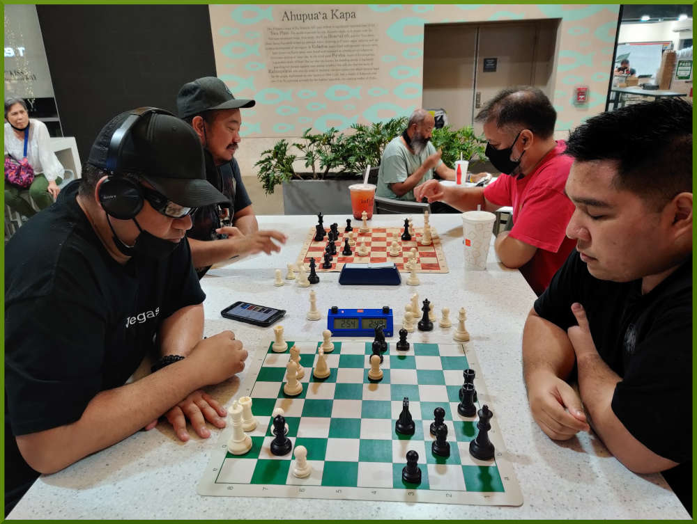 March 8th, 2022. Ka Makana Alii chess meetup.