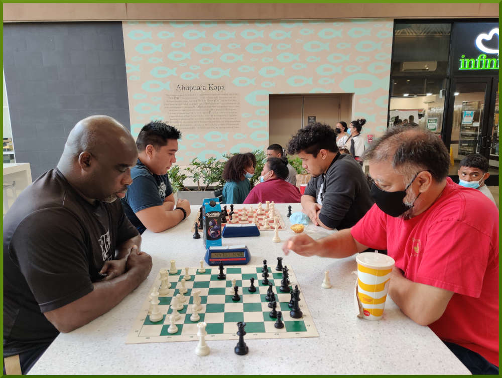 March 15th, 2022. Ka Makana Alii chess meetup.