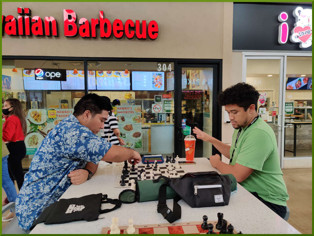 March 22nd, 2022. Ka Makana Alii chess meetup.