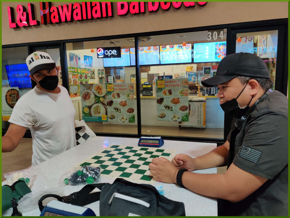 March 22nd, 2022. Ka Makana Alii chess meetup.