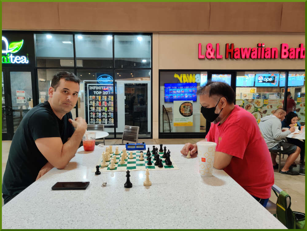 March 22nd, 2022. Ka Makana Alii chess meetup.