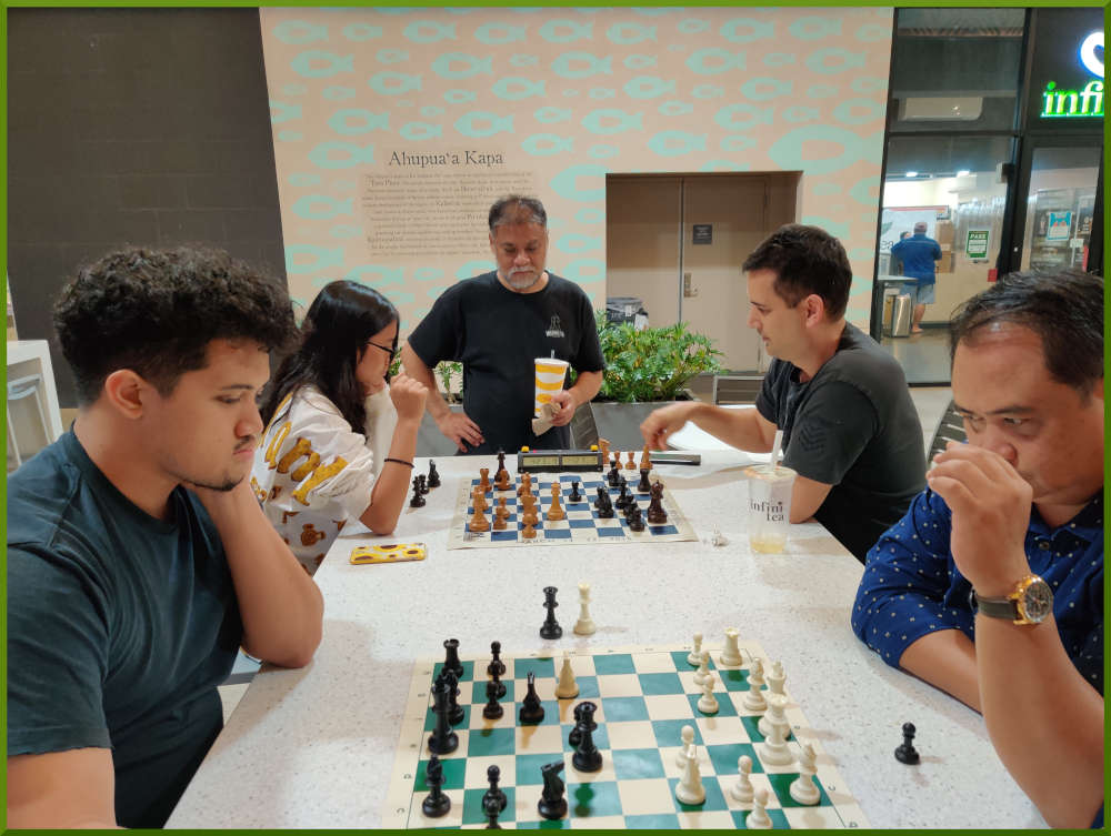 April 12th, 2022. Ka Makana Alii chess meetup. 