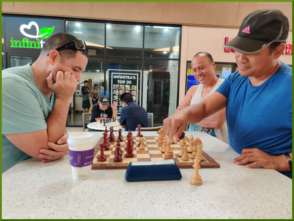 May 17th, 2022. Ka Makana Alii chess meetup. Phil vs Jimmy.