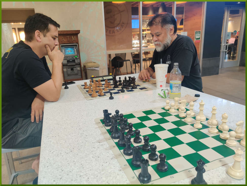May 24th, 2022. Ka Makana Alii chess meetup. Ryan vs Chet.