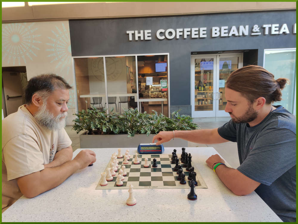 June 28th, 2022. Ka Makana Alii chess meetup. Chet vs Ari.