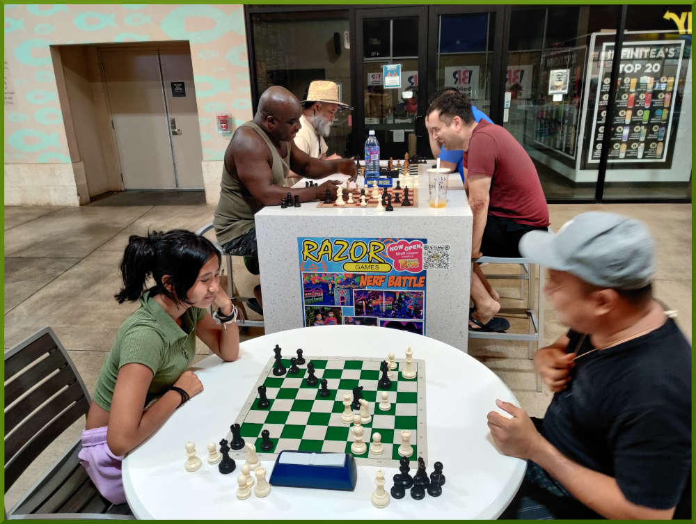 August 16th, 2022. Ka Makana Alii chess meetup. 