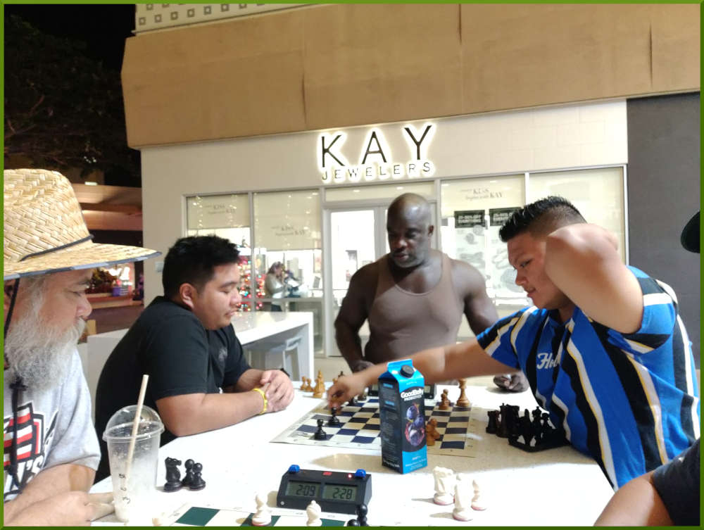 November 22nd, 2022. Ka Makana Alii chess meetup. Ceazar vs Prince.