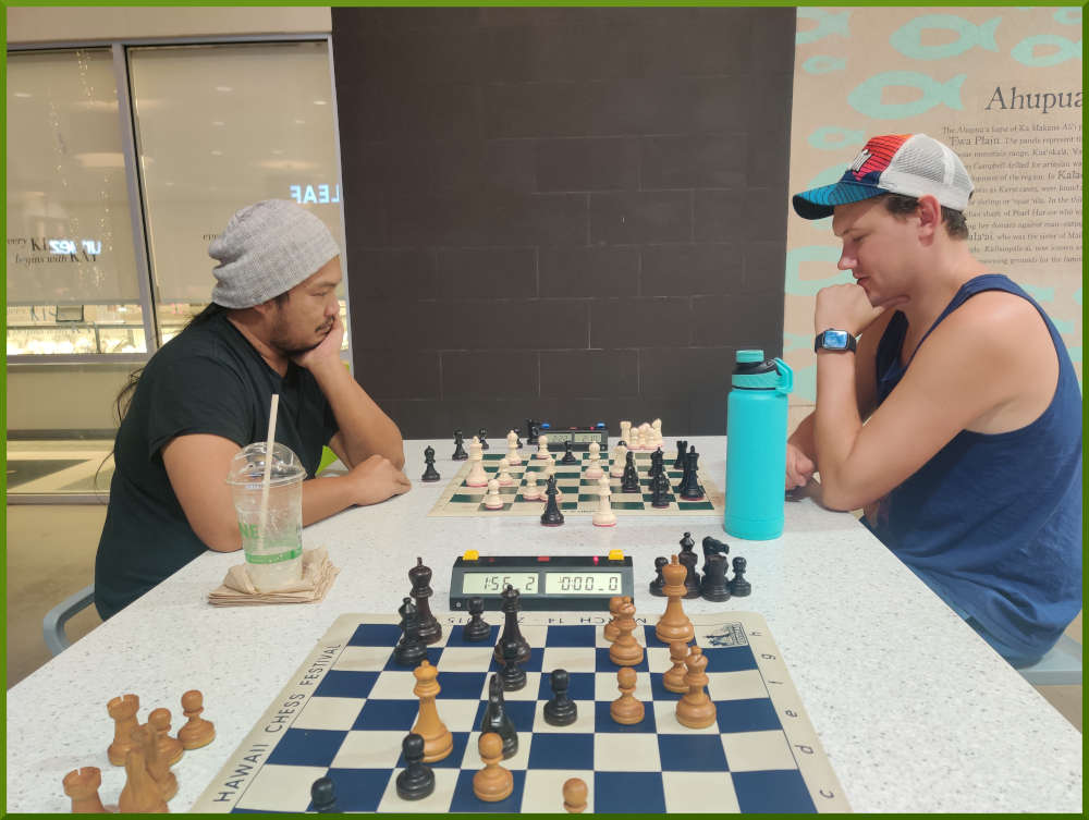 December 13th, 2022. Ka Makana Alii chess meetup. Rubie vs Igor.