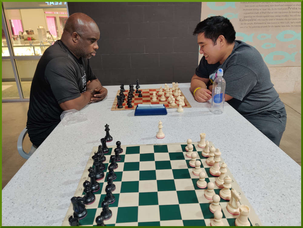 December 20th, 2022. Ka Makana Alii chess meetup. 