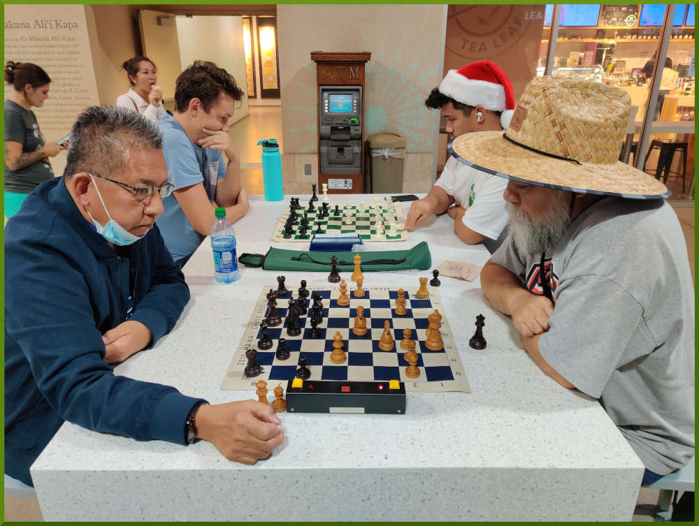 December 20th, 2022. Ka Makana Alii chess meetup. 