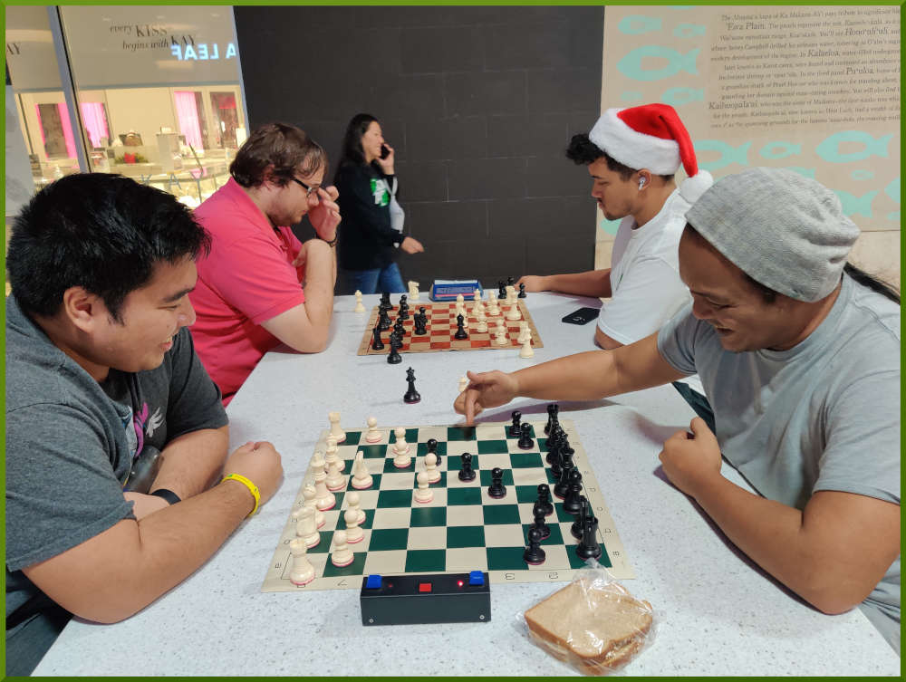 December 20th, 2022. Ka Makana Alii chess meetup. 