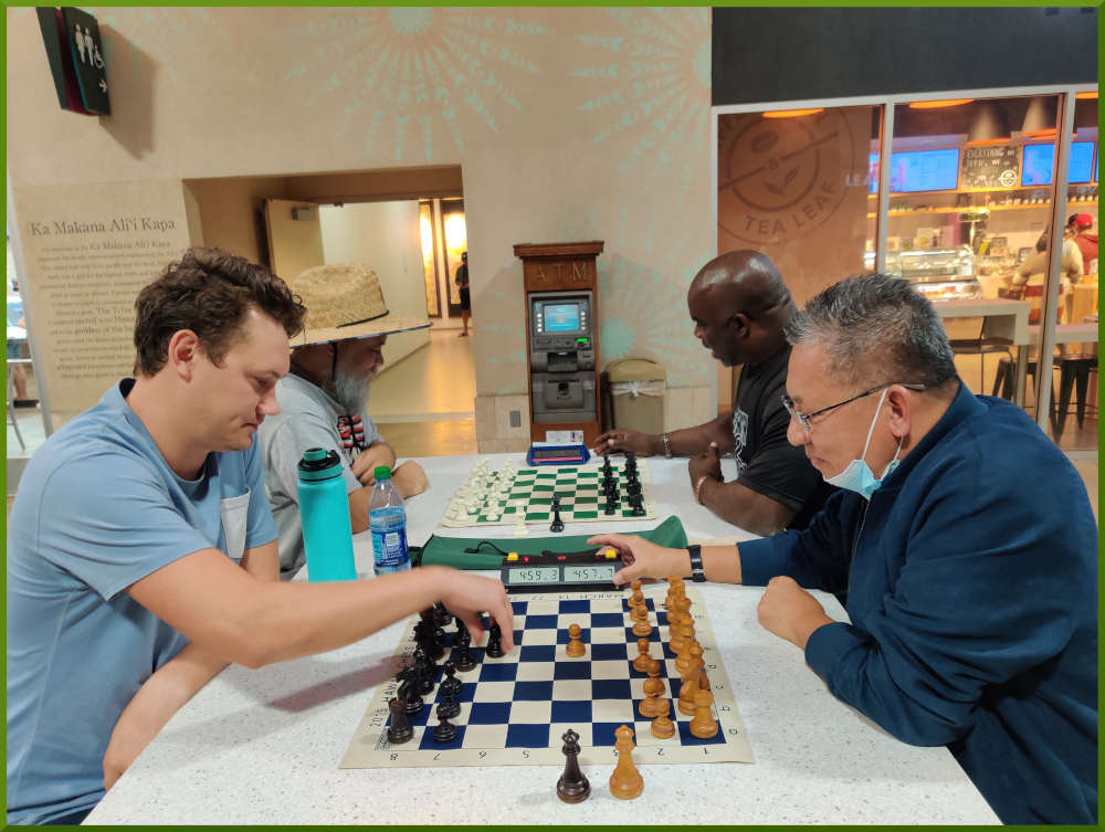 December 20th, 2022. Ka Makana Alii chess meetup. 