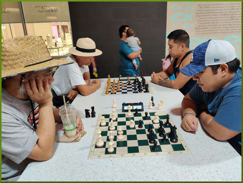 December 27th, 2022. Ka Makana Alii chess meetup. 