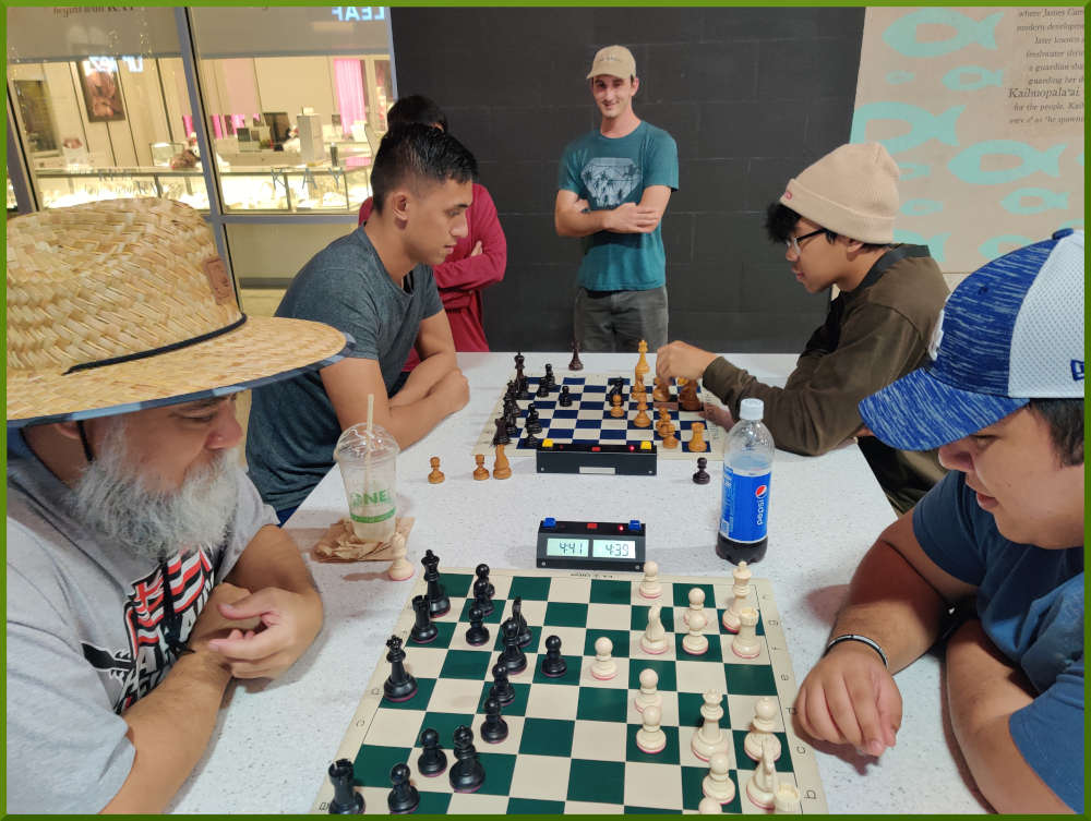 December 27th, 2022. Ka Makana Alii chess meetup. 