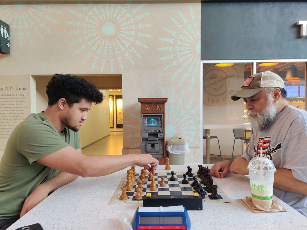 January 3, 2023. Ka Makana Alii chess meetup.