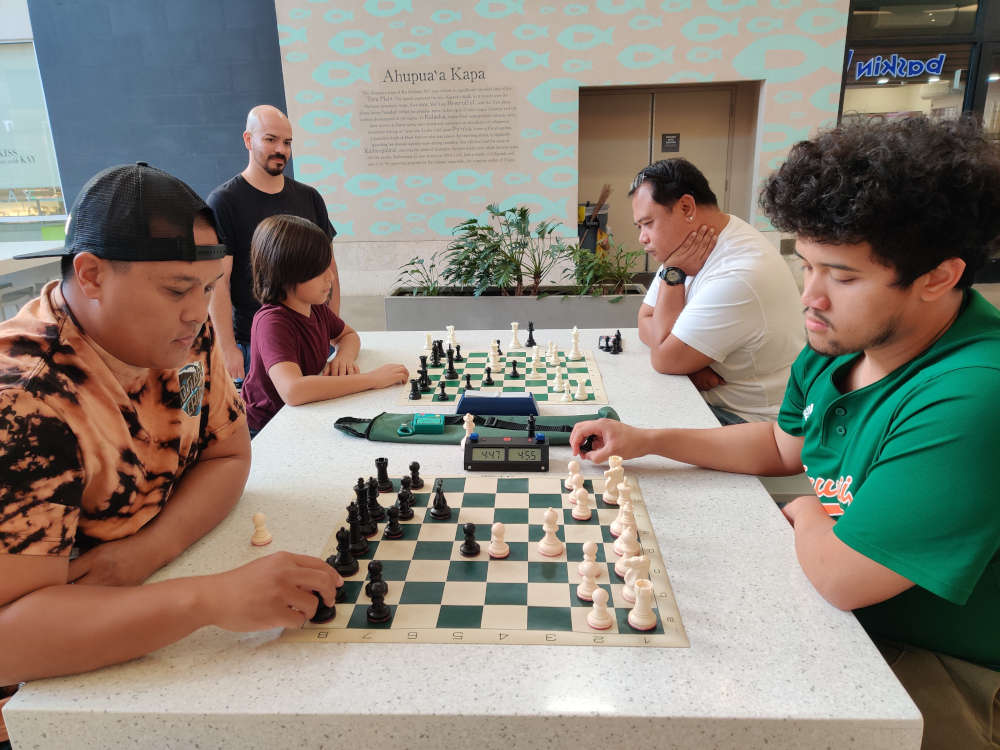 February 7, 2023. Ka Makana Alii chess meetup.