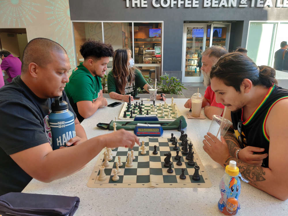 April 25, 2023. Ka Makana Alii chess meetup.