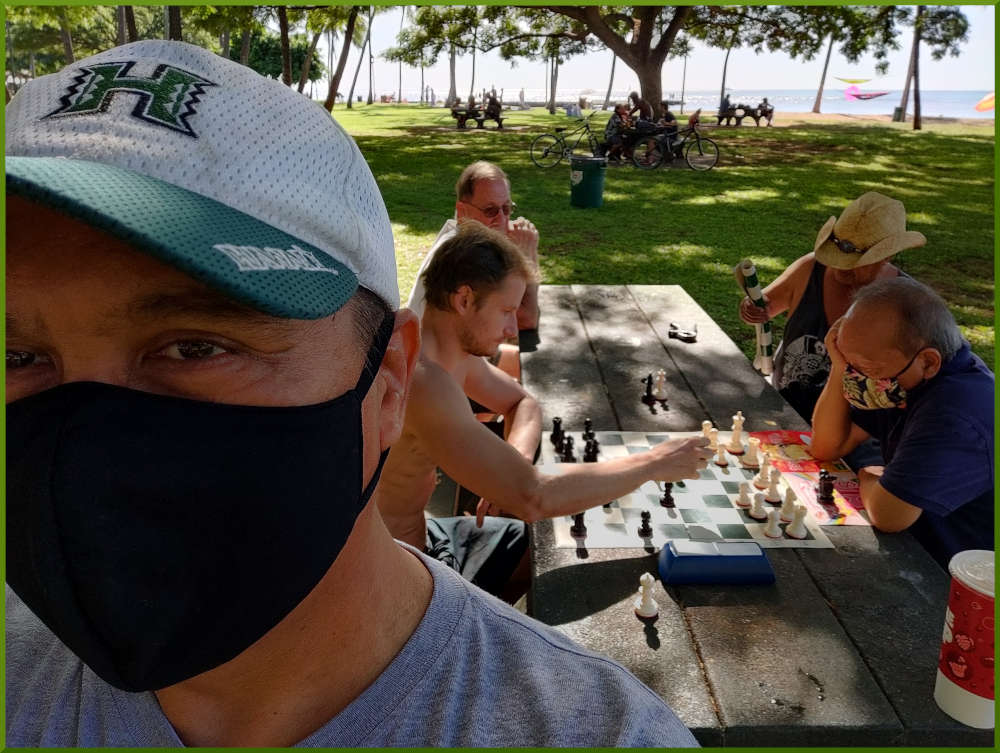 November 20th, 2021. Kapiolani park chess meetup.