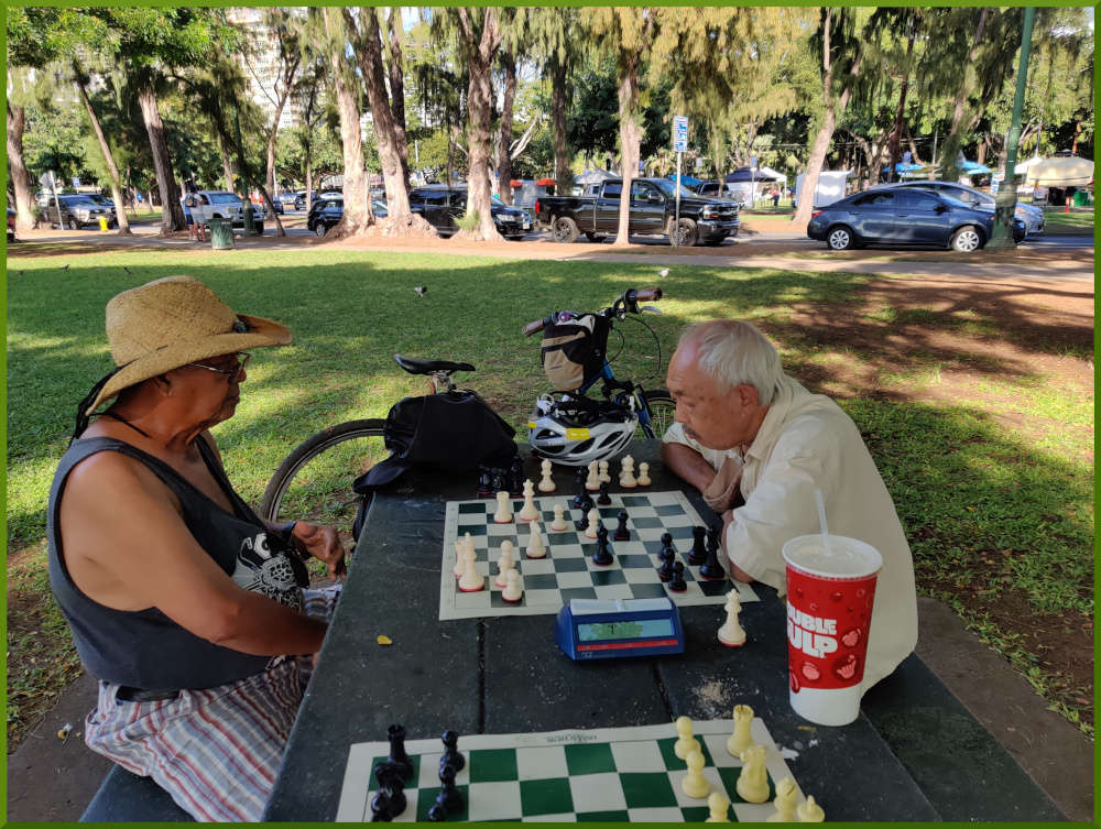 November 20th, 2021. Kapiolani park chess meetup.