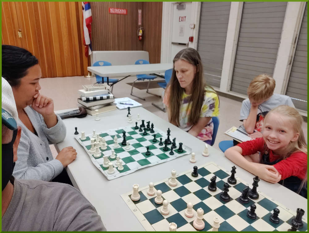 May 5, 2022. Chess meetup at Wahiawa Public Library.