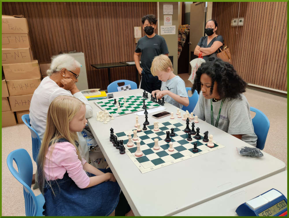 May 12, 2022. Chess meetup at Wahiawa Public Library.