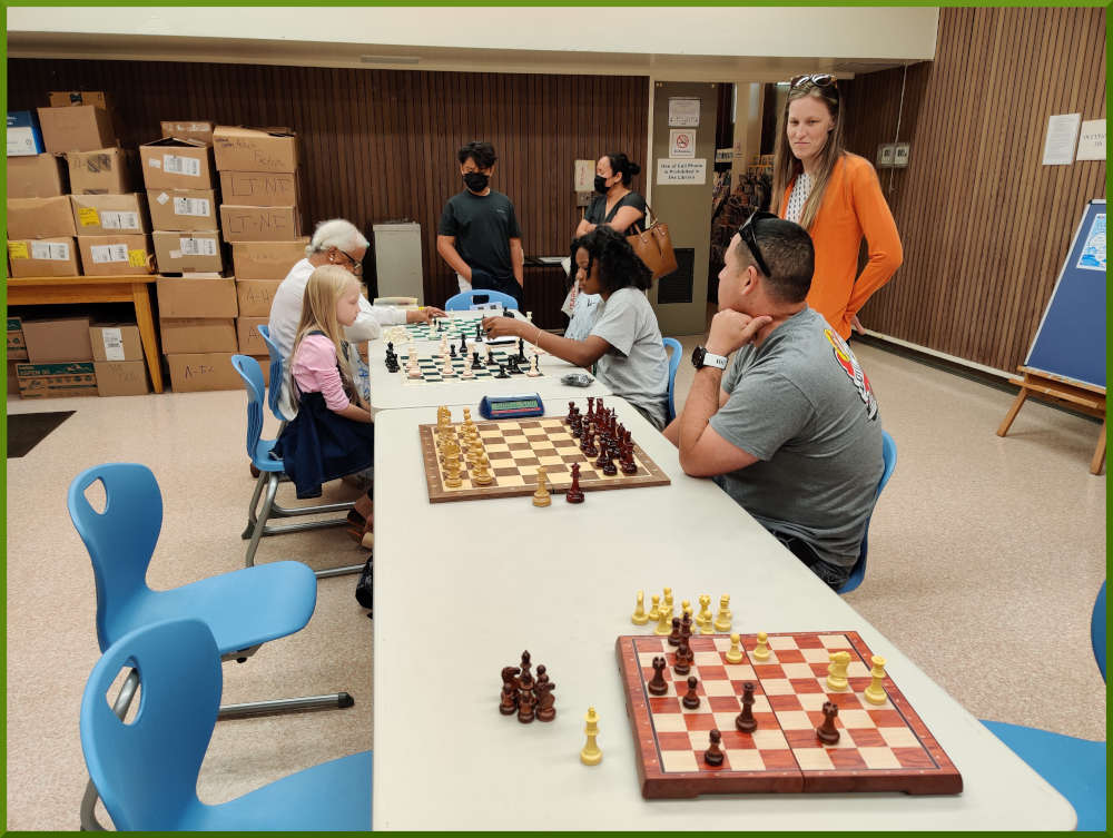 May 12, 2022. Chess meetup at Wahiawa Public Library.