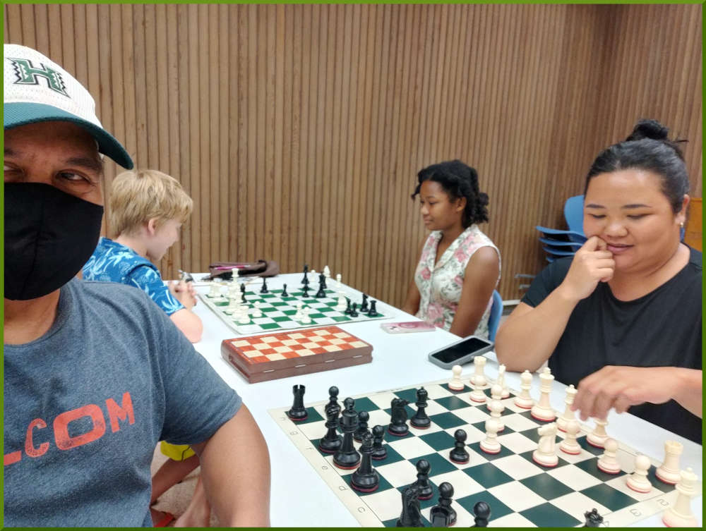 May 26, 2022. Chess meetup at Wahiawa Public Library.